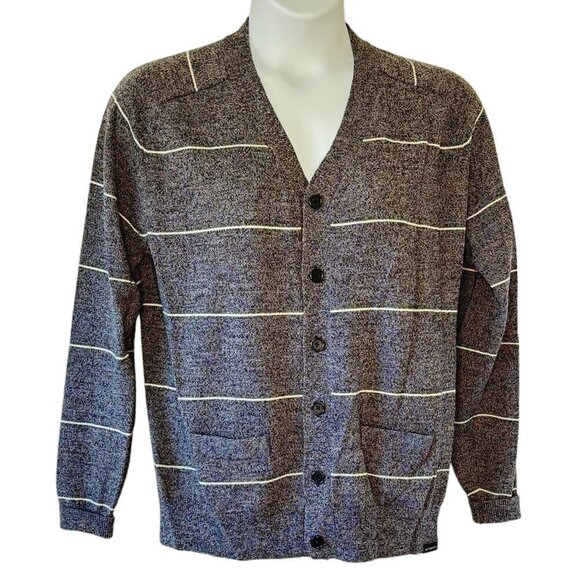 Saturdays New York City Brown and Cream Cardigan - Picture 1 of 7